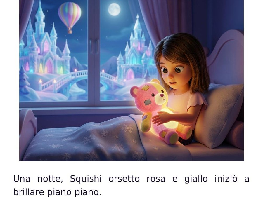 Storia personalizzata sotto un cielo stellato